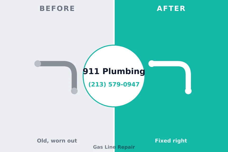 Before and after: plumbing repair Rutherford, TN